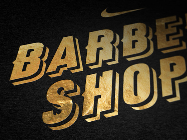 Nike barbershop barber shop barber football soccer hair Style
