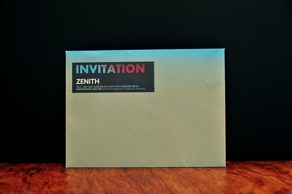 zenith  tailor shop  invitation  illustrator editorial print