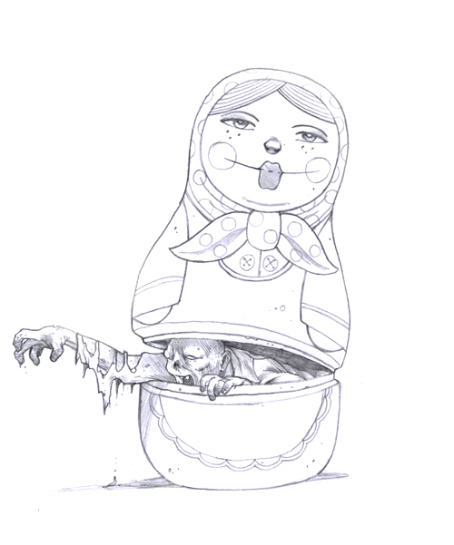 russian doll zomby gut