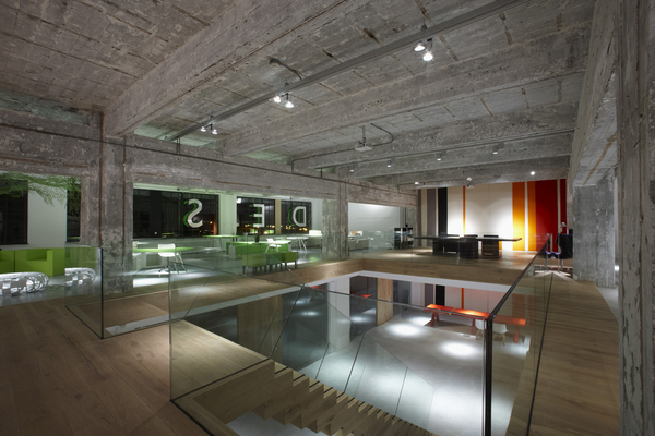 desque showroom Office industrial heritage monumental Philips Interior Architecture