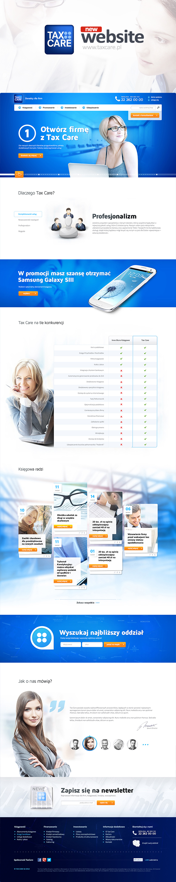 TaxCare Tax Care www design Webdesign Piotr Szymonik Ditrich tax