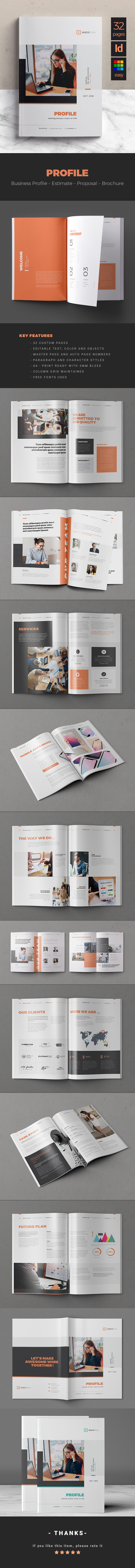 Advertising  agency annual report BestProfileTemplate Booklet brochure business businessprofile catalog company