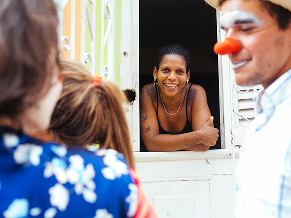 Palhaços Clowns olinda pernambuco Brazil medicine terapia UPe fcm therapy intervenção externa