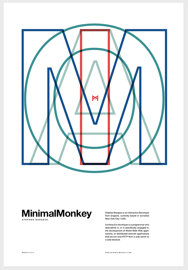css3 html5 Webdesign interactive minimal monkey