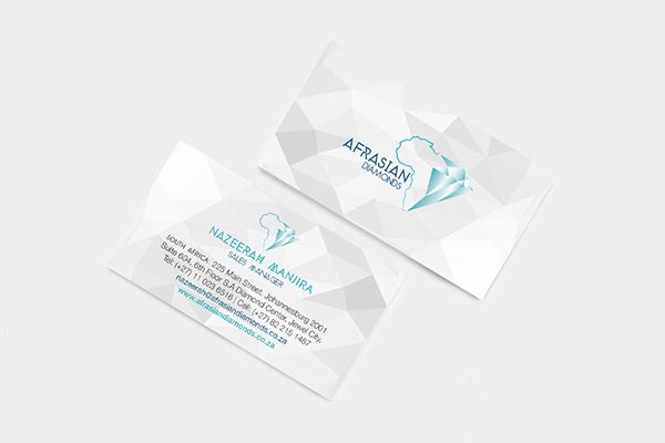 diamonds Identity Design logo Business Cards