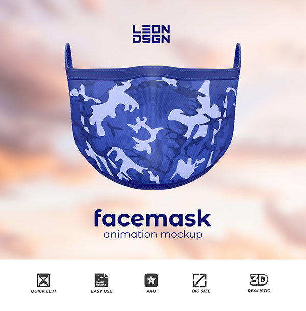 Facemask - Animation Mockup