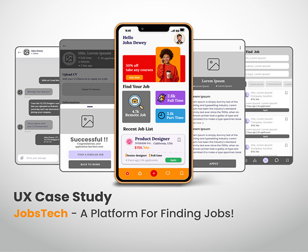 JobsTech - Ux Design Case Study