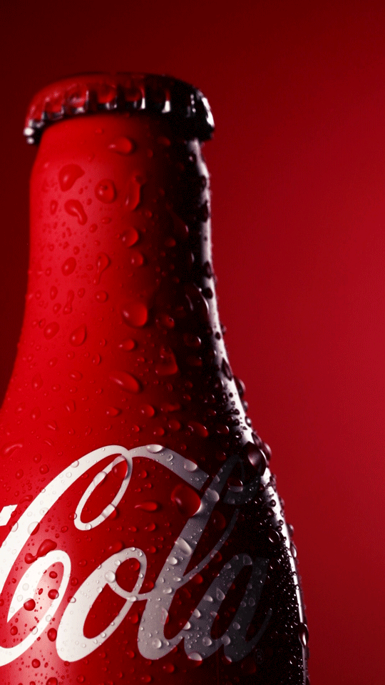 Adobe Portfolio Coca-Cola boisson bouteille Packshot luxe Paris coca soda stilllife naturemorte