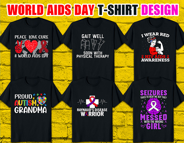 World Aids Day T-Shirt Design