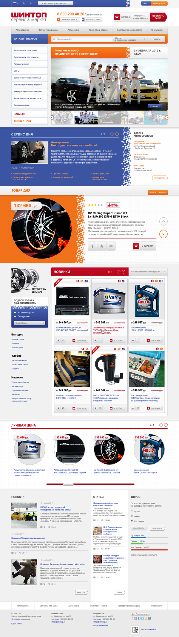 e-commerce shop Auto parts