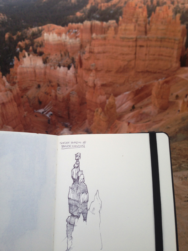 utah arches national park canyonlands national park bryce canyon plein air rocks geology sketching journal