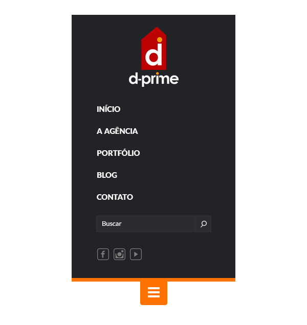 D-prime Website Responsive goiânia Roger Mello Interface
