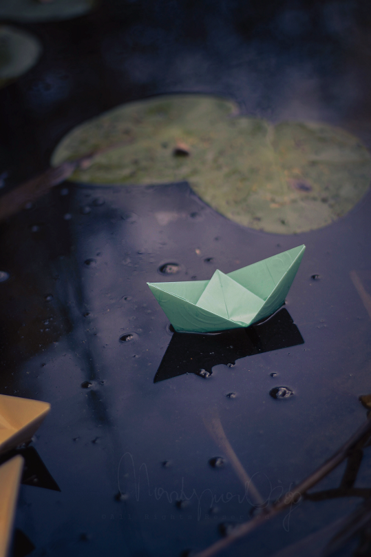 #sailing #origami #boat #water #blue #color