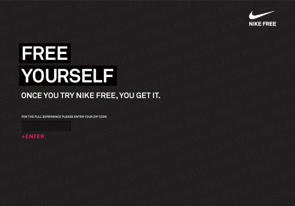 Nike Free Dashboard on Behance