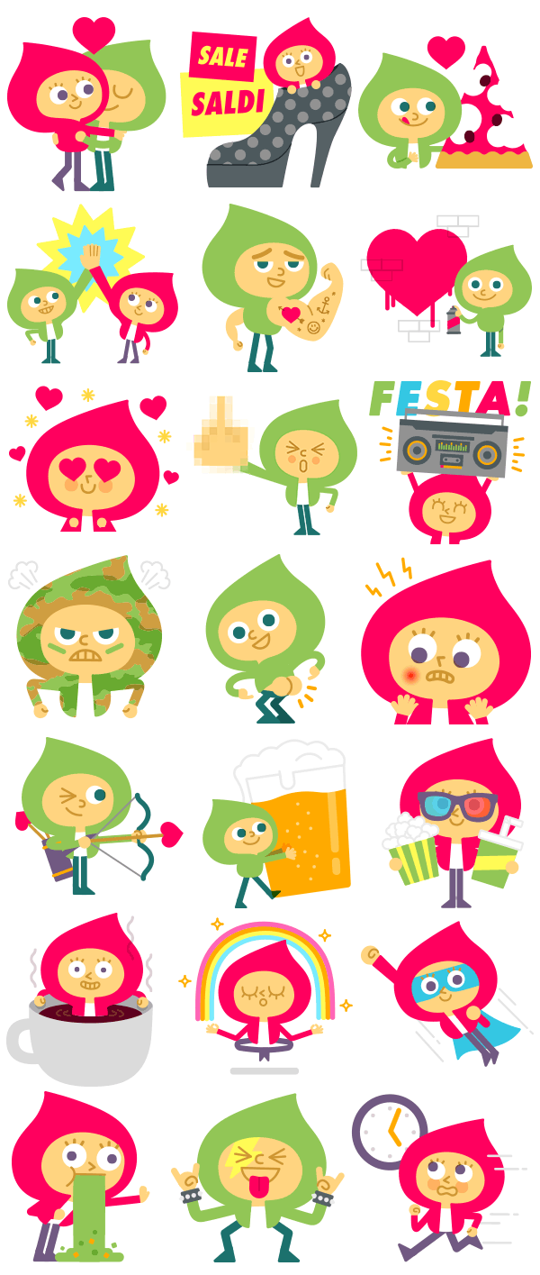 Line Stickers Best Friends For Life Free Download On Behance