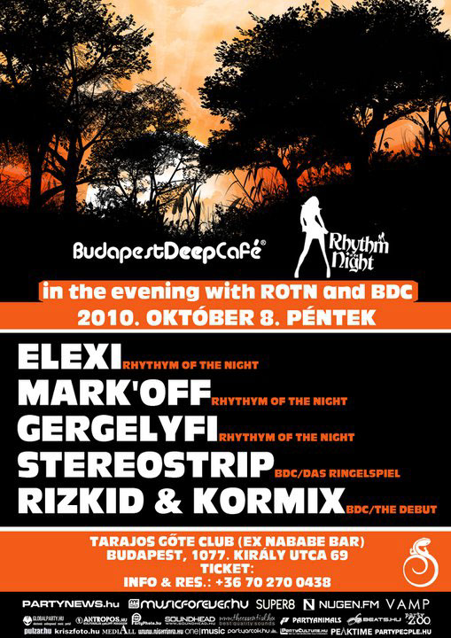 BDC budapest party flyer