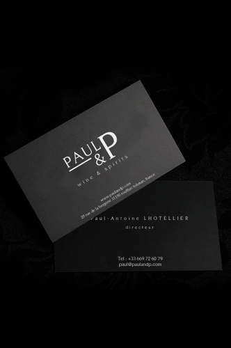 Paul&P wine brand identity French