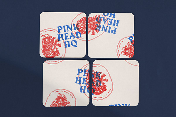 Pink Head HQ - Brand Identity
