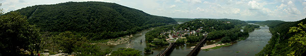 spruce knob rich mountain harpers ferry West Virginia panoramic Canon Nikon