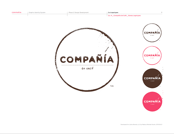Compañía de Café: Brand Identity Design