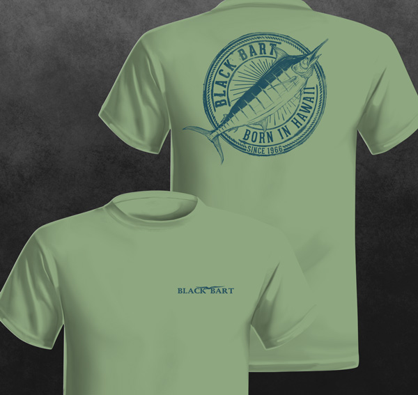 sportfish marlin tshirt screenprint apparel deep sea Ocean fishing big game fish