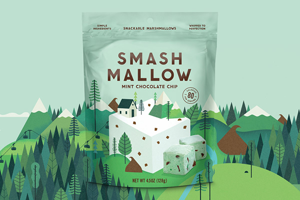 Packaging example #475: Smashmallow Packaging