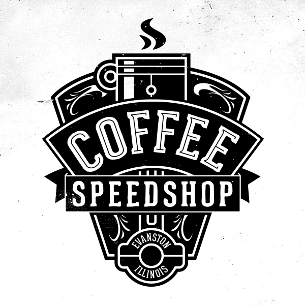 logo adamroop Coffee vintage Piston motorcycle gearhead