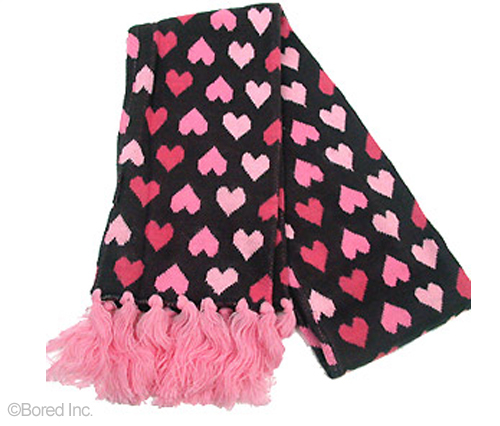 accessories junior teen tween mass-retailer chain store Private label Custom knit knitwear scarf scarves Fleece applique