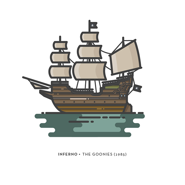 Pirate Ships Illustrations