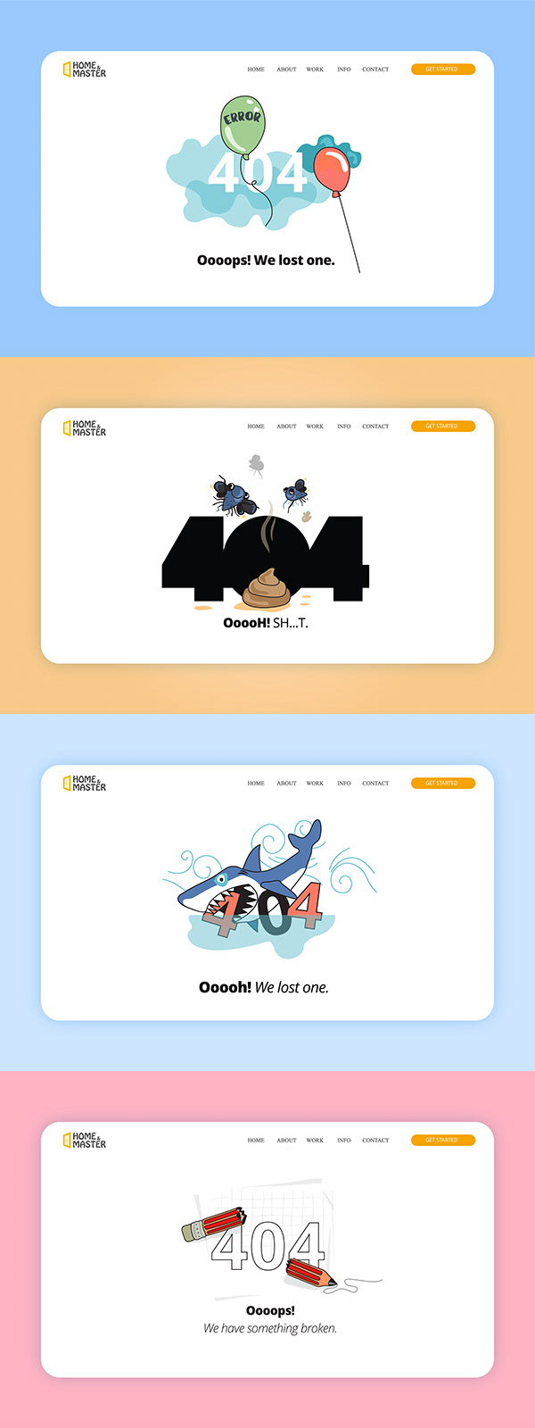 Custom 404 Pages Design