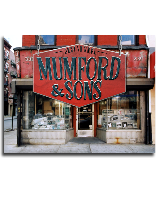 mumford and sons Sigh No More redesign album art CD cover cd