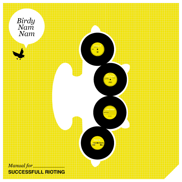 Birdy Nam Nam cover Packaging yellow bird Brass Knuckles remake cd