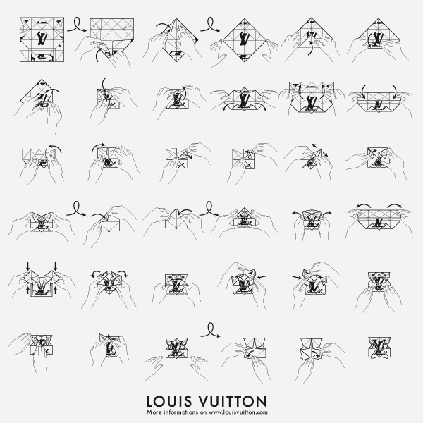 Louis Vuitton Origami Invitation – Feel Desain