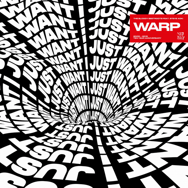 Monochrome Album Design for WARP - Steve Aoki and cie