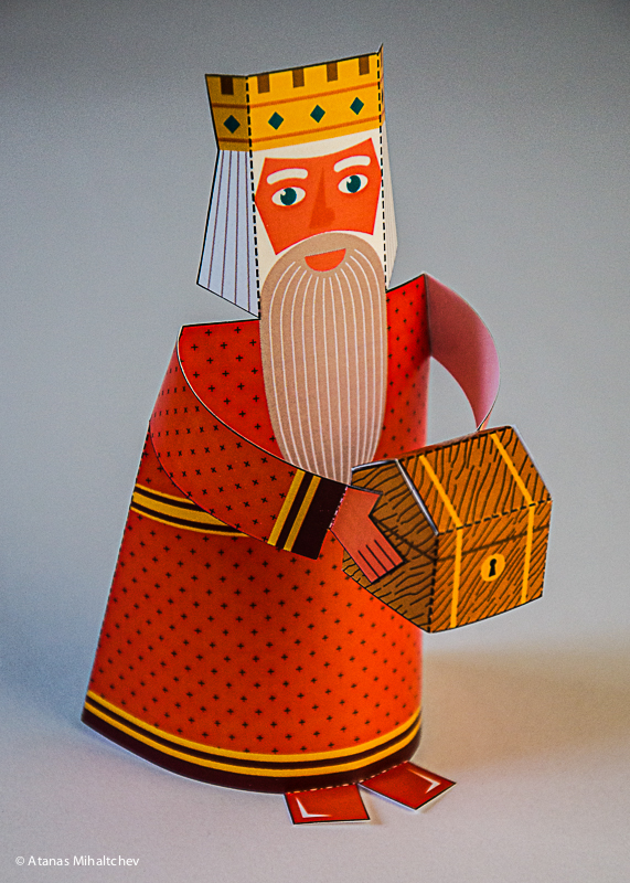 noel creche Nativité nativity paper toy
