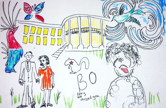 washington dc ps10 first grade Brooklyn White House lincoln jumping bed hotel color sketch