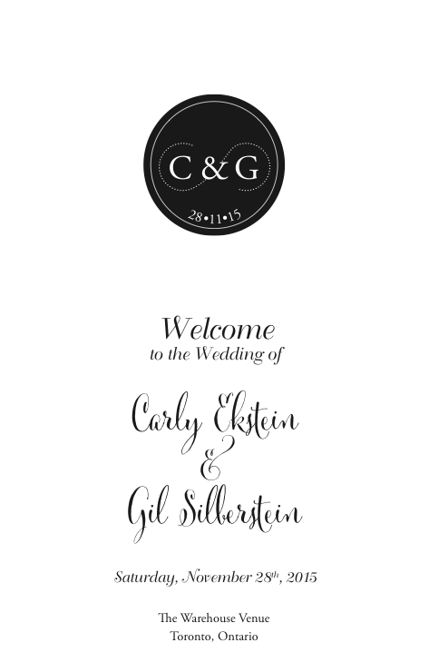 wedding marriage C&G invite Invitation cards logo