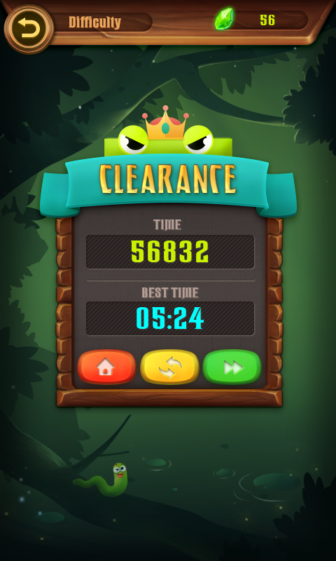 UI game ui game frog Game Art mobile games cute 2D hand-painted