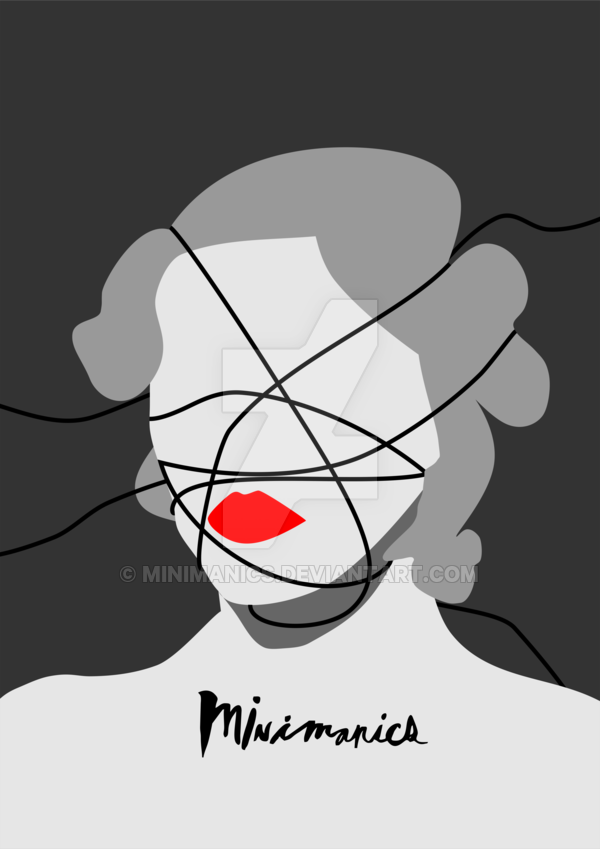ILLUSTRATION  minimal poster david bowie Rihanna Lady Gaga madonna Tom Kaulitz Bill Kaulitz tokio hotel