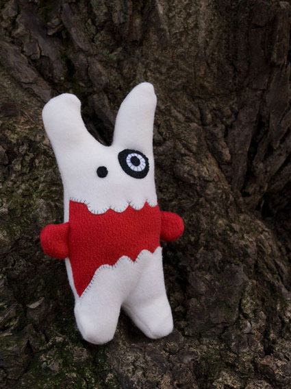 monsters softies plushies toys hand made