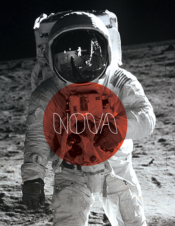 Space  Nova astronaut fonts Typeface Sally Carmichael university of kansas