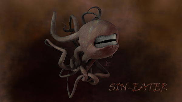 3D model sin-eater demon hell monster Maya