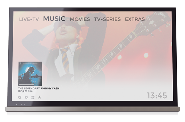 tv Smart smart-tv Interface mediacenter musicplayer