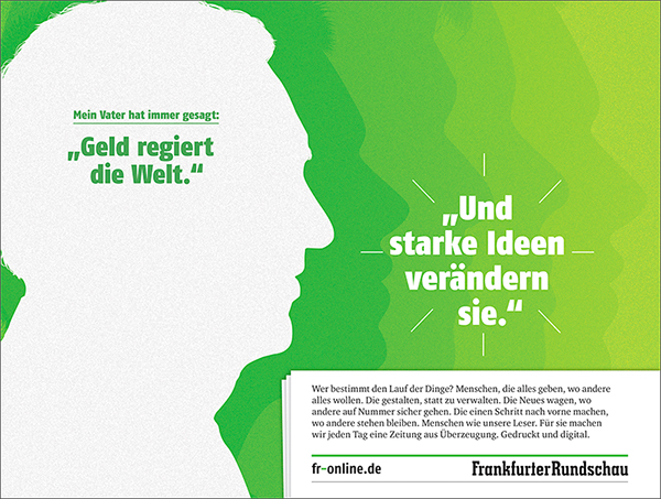 Frankfurter Rundschau image campaign newspaper