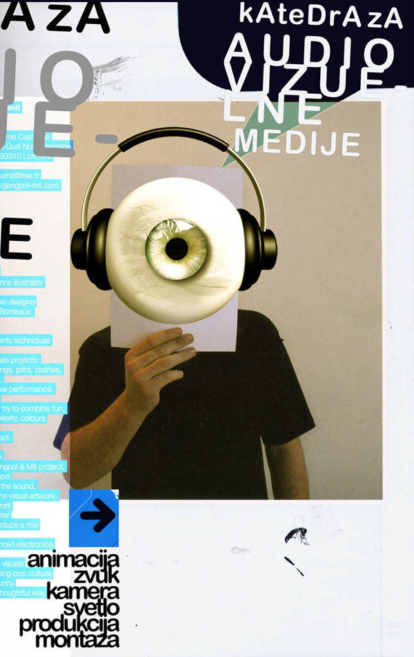 Audio visual media redesign Promotional material
