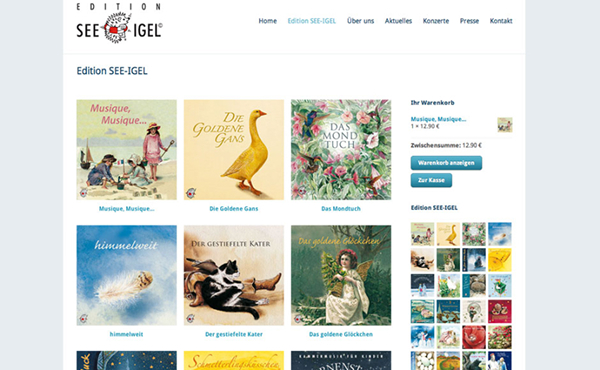 See-Igel: Adaptive Web Design, Programming, Shop