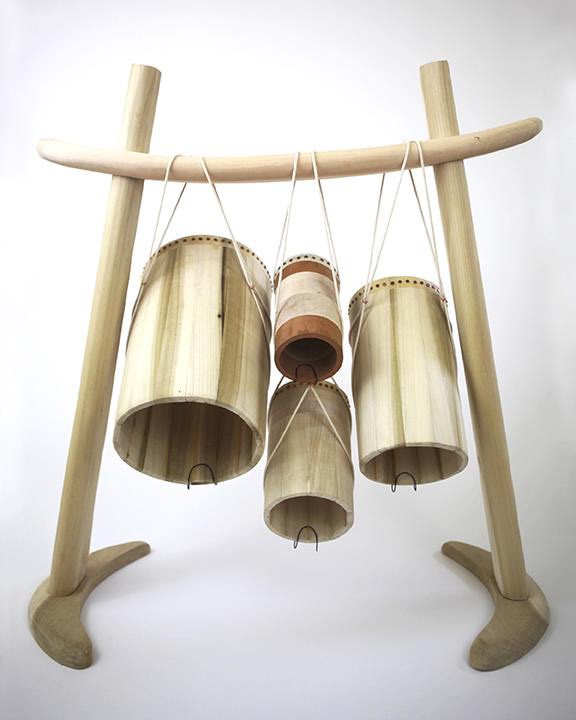 drum woodwork woodworking craft handmade drum set Suspension music instrument wooden instrument