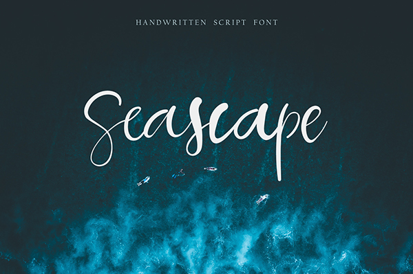 SEASCAPE SCRIPT - FREE HANDWRITTEN SCRIPT FONT