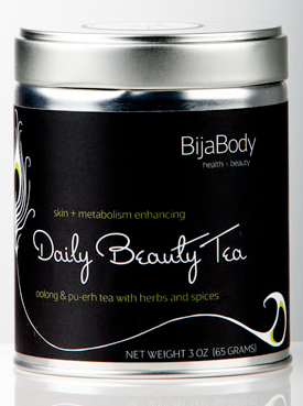 logo Collateral beauty tea package tin organic