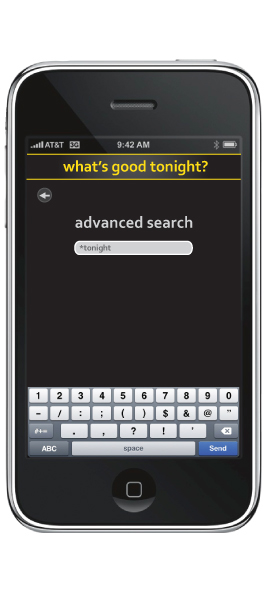 WGT What's Good Tonight? social media twitter Mobile app digital development UI ux